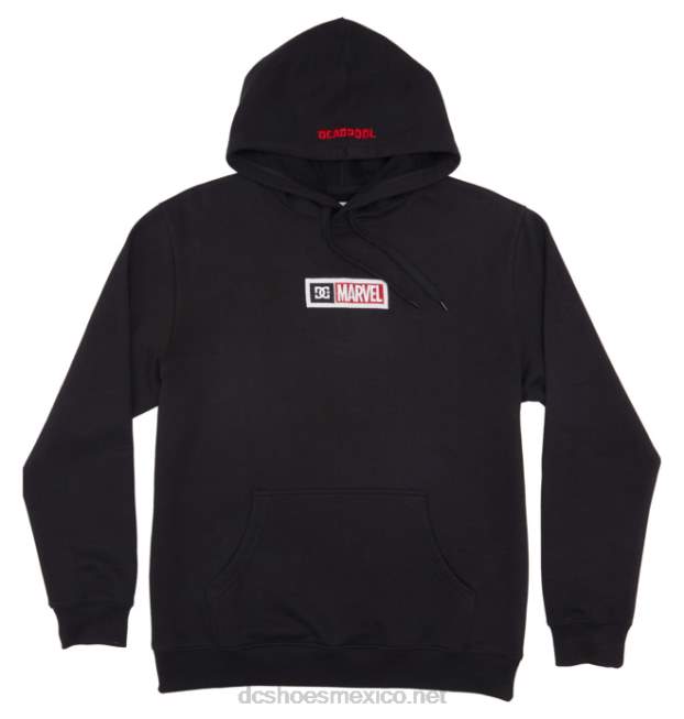 DC Shoes sudadera con capucha marvel deadpool x dc para hombre VGJFD4408 negro
