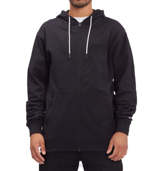 DC Shoes sudadera con capucha riot 2 para hombre VGJFD4395 negro