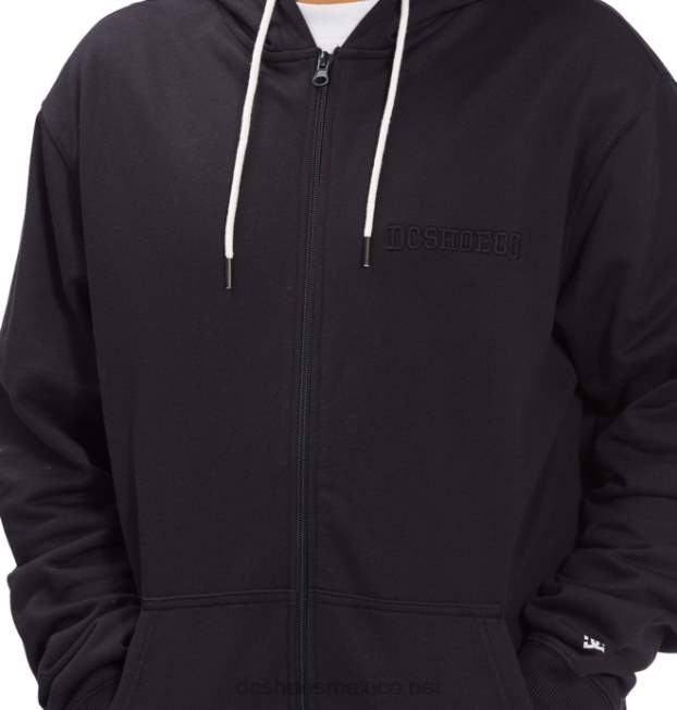 DC Shoes sudadera con capucha riot 2 para hombre VGJFD4395 negro