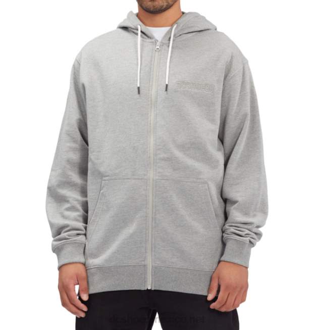 DC Shoes sudadera con capucha riot 2 para hombre VGJFD4396 brezo gris medio