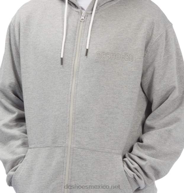 DC Shoes sudadera con capucha riot 2 para hombre VGJFD4396 brezo gris medio