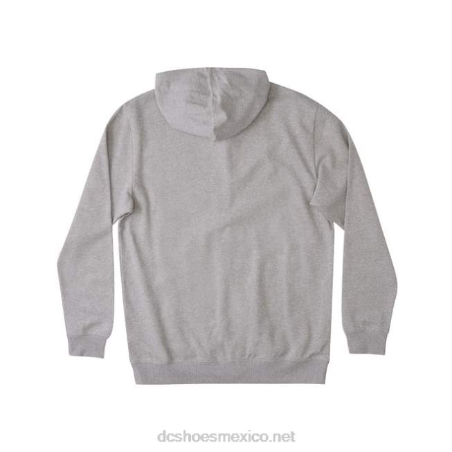 DC Shoes sudadera con capucha y cremallera dc star para hombre VGJFD4399 cuero gris