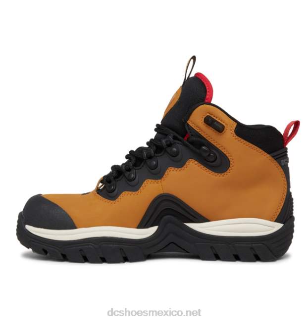 DC Shoes botas de invierno con cordones para hombre VGJFD4165 trigo/negro