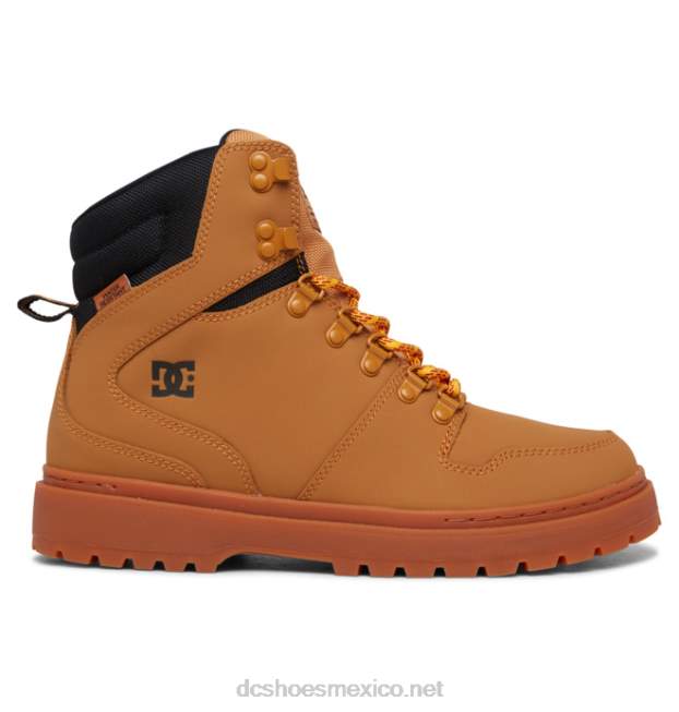 DC Shoes botas de invierno con encaje de pera para hombre VGJFD4211 trigo/negro