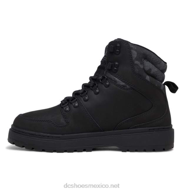 DC Shoes botas de invierno con encaje de pera para hombre VGJFD4229 negro/camuflaje