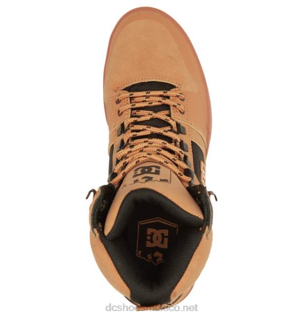 DC Shoes botas de invierno de caña alta pure resistentes al agua para hombre VGJFD4149 trigo/negro