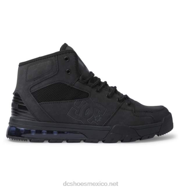 DC Shoes botas de invierno de caña alta versátiles para hombre resistentes al agua VGJFD4231 negro
