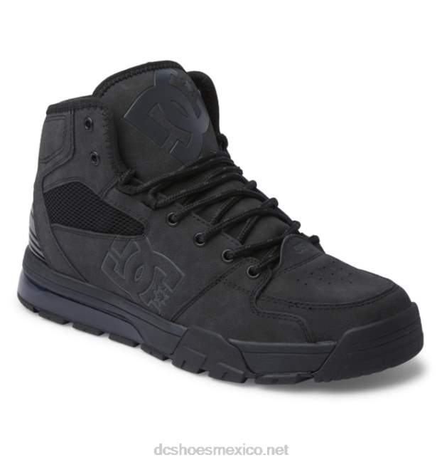DC Shoes botas de invierno de caña alta versátiles para hombre resistentes al agua VGJFD4231 negro