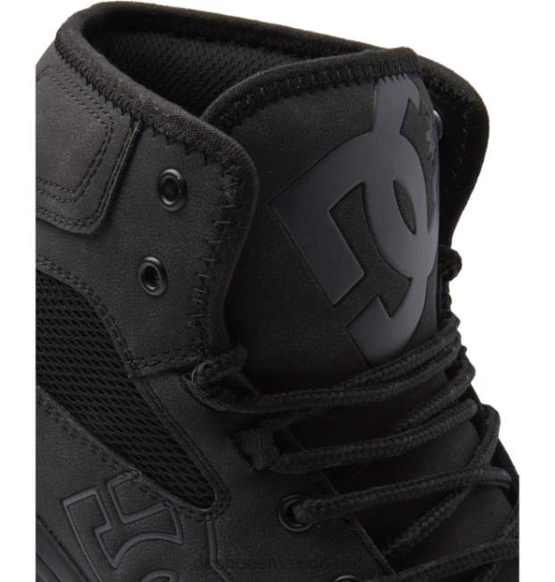 DC Shoes botas de invierno de caña alta versátiles para hombre resistentes al agua VGJFD4231 negro