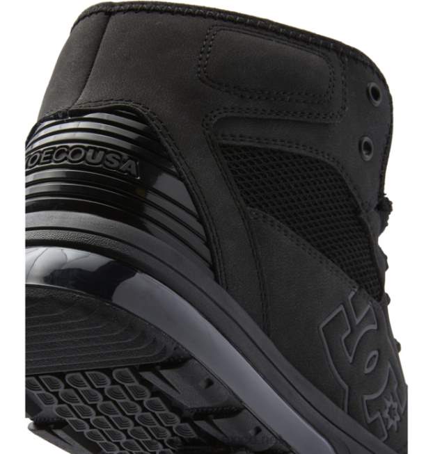 DC Shoes botas de invierno de caña alta versátiles para hombre resistentes al agua VGJFD4231 negro
