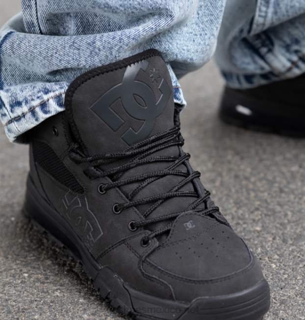 DC Shoes botas de invierno de caña alta versátiles para hombre resistentes al agua VGJFD4231 negro
