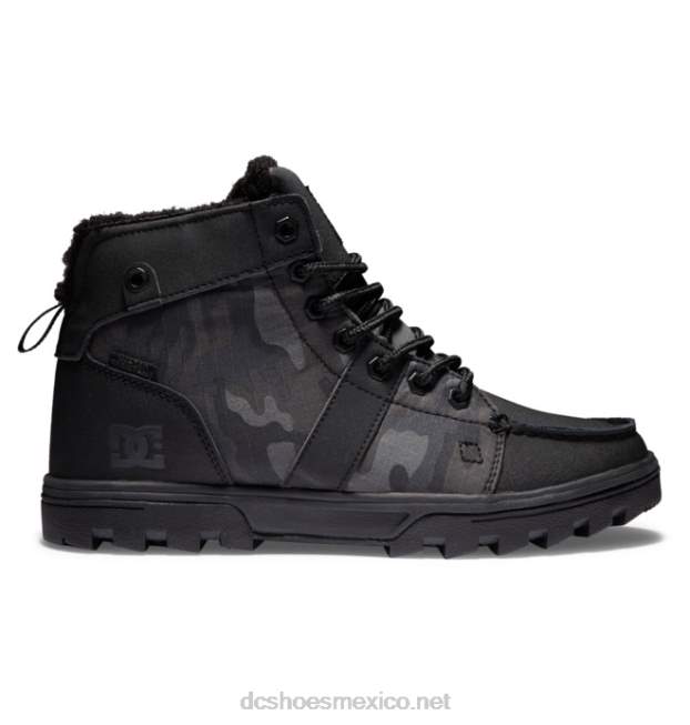 DC Shoes botas de invierno para hombre botas de bosque VGJFD4237 estampado negro/negro