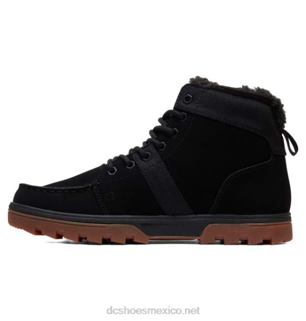 DC Shoes botas de invierno para hombre del bosque VGJFD4225 negro/goma