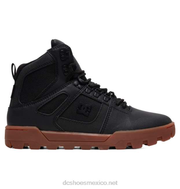DC Shoes botas de invierno para hombre pure hi resistentes a la intemperie VGJFD4228 negro/goma
