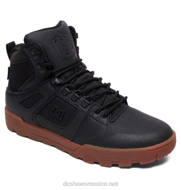 DC Shoes botas de invierno para hombre pure hi resistentes a la intemperie VGJFD4228 negro/goma