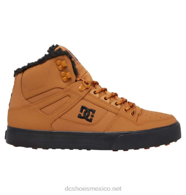 DC Shoes zapatos de invierno de caña alta para hombre VGJFD4299 trigo/negro