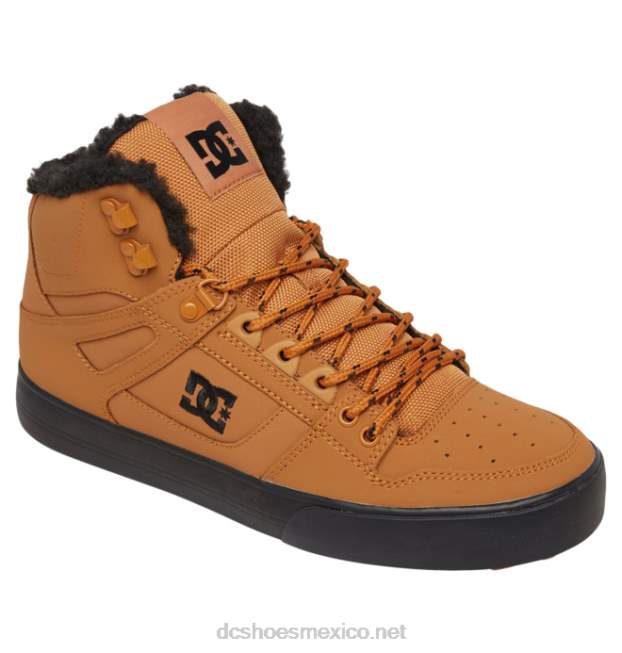 DC Shoes zapatos de invierno de caña alta para hombre VGJFD4299 trigo/negro
