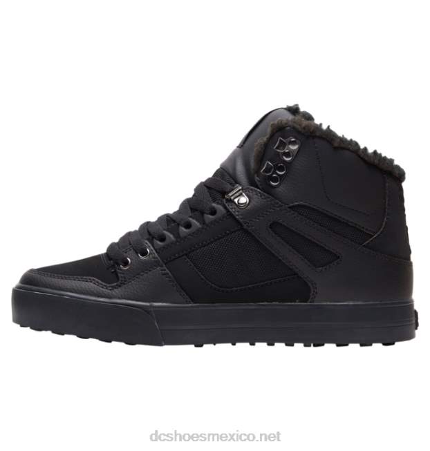 DC Shoes zapatos de invierno de caña alta para hombre VGJFD4304 negro