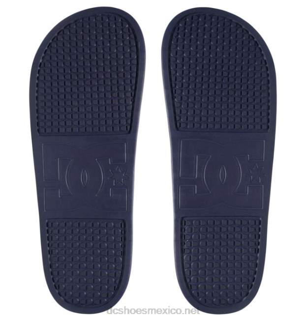 DC Shoes dc slide - sandalias deslizantes para hombre VGJFD4240 azul marino/rojo