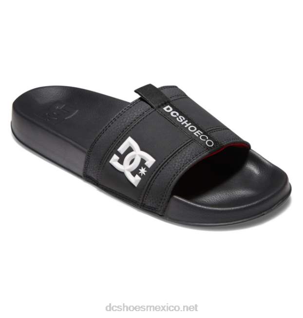 DC Shoes lynx slide - sandalias slider para hombre VGJFD4192 negro/gris/rojo