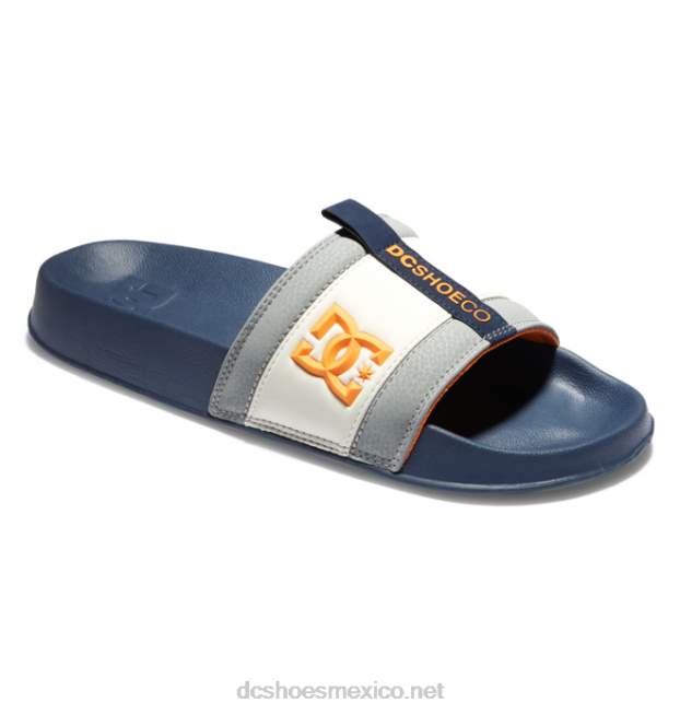 DC Shoes lynx slide - sandalias slider para hombre VGJFD489 azul marino/gris