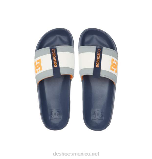 DC Shoes lynx slide - sandalias slider para hombre VGJFD489 azul marino/gris