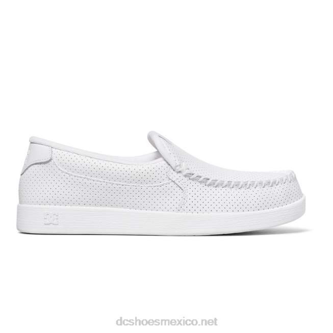 DC Shoes villano 2 - zapatos sin cordones para hombres VGJFD4255 blanco
