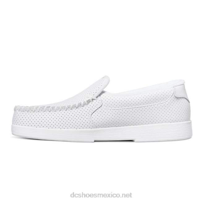 DC Shoes villano 2 - zapatos sin cordones para hombres VGJFD4255 blanco