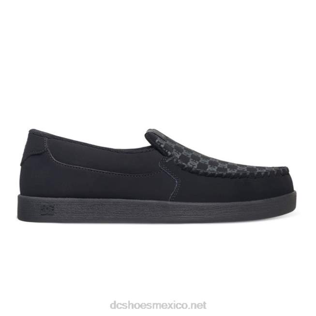 DC Shoes villano 2 - zapatos sin cordones para hombres VGJFD470 negro