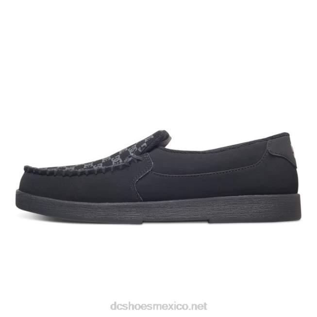 DC Shoes villano 2 - zapatos sin cordones para hombres VGJFD470 negro