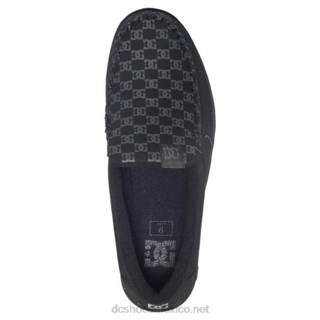 DC Shoes villano 2 - zapatos sin cordones para hombres VGJFD470 negro