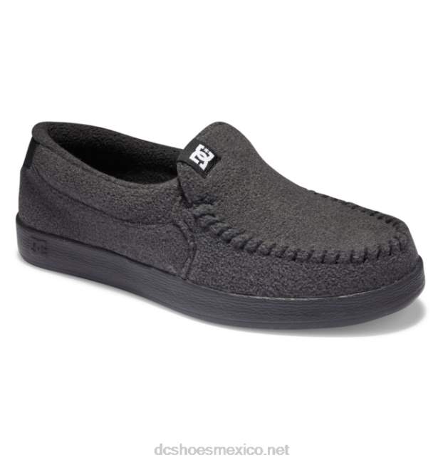 DC Shoes zapatos sin cordones de villano para hombre VGJFD4257 negro/armadura