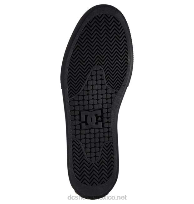 DC Shoes zapatos sin cordones manuales para hombres VGJFD4360 negro