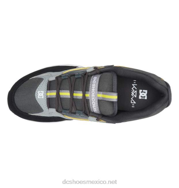 DC Shoes zapatillas de skate kalis lite para hombre VGJFD4184 negro/gris/amarillo