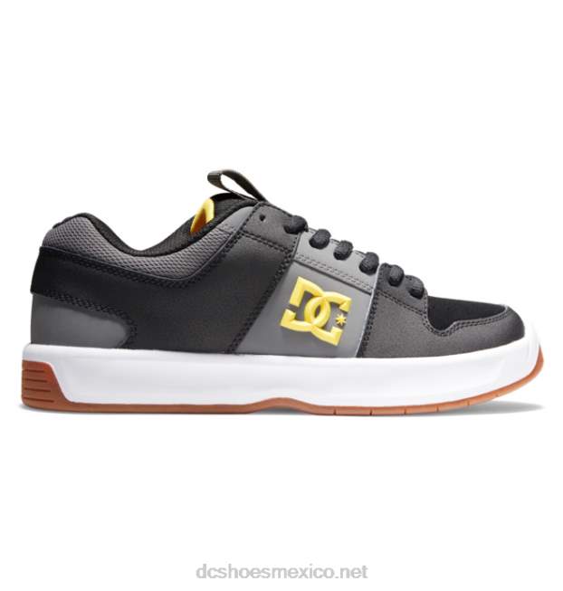 DC Shoes zapatillas de skate lynx zero para hombre VGJFD4390 negro/gris/amarillo