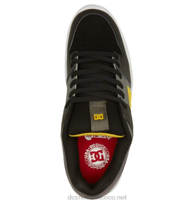 DC Shoes zapatillas de skate lynx zero para hombre VGJFD4390 negro/gris/amarillo