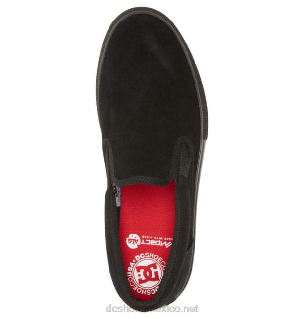 DC Shoes zapatillas de skate manuales para hombre VGJFD4143 negro