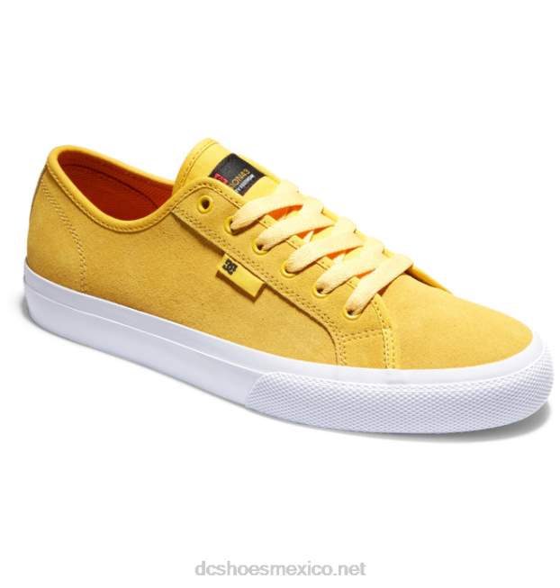 DC Shoes zapatillas de skate manuales para hombre VGJFD4219 oro