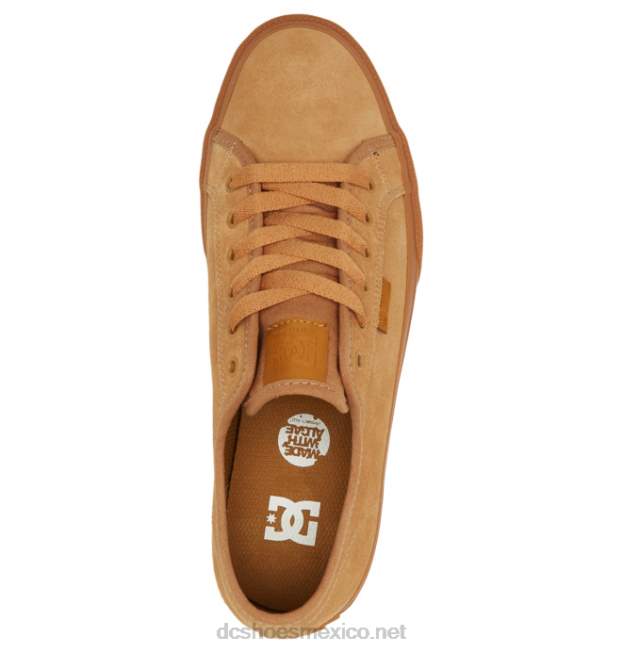 DC Shoes zapatillas de skate manuales para hombre VGJFD4340 marrón/goma
