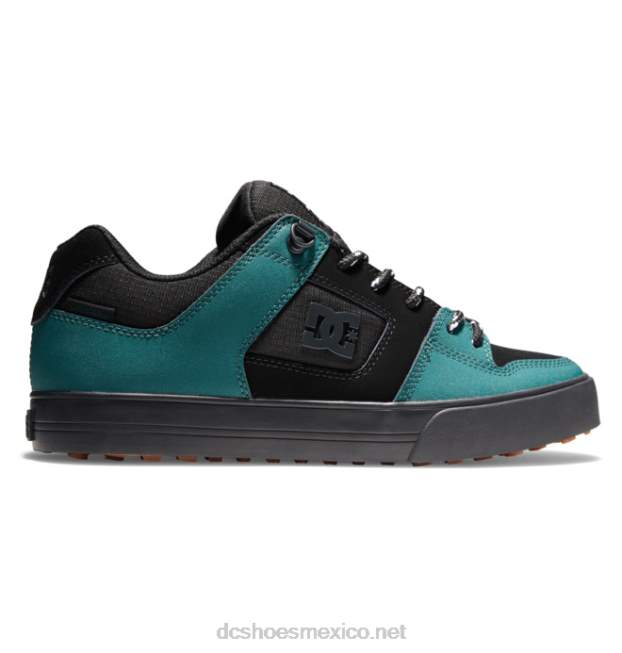 DC Shoes zapatillas de skate para hombre pure winterized VGJFD4289 verde negro