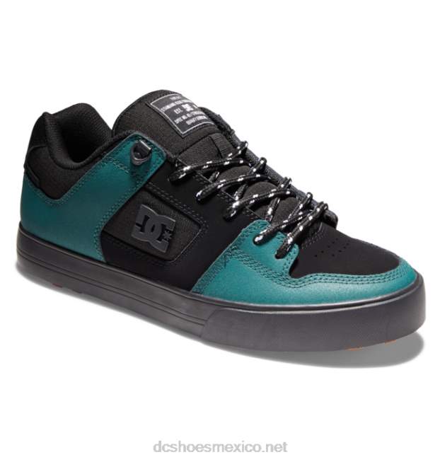 DC Shoes zapatillas de skate para hombre pure winterized VGJFD4289 verde negro