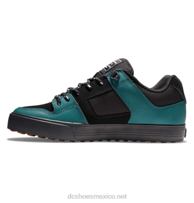 DC Shoes zapatillas de skate para hombre pure winterized VGJFD4289 verde negro