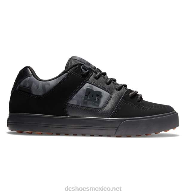 DC Shoes zapatillas de skate para hombre pure winterized VGJFD4293 estampado negro/camuflaje
