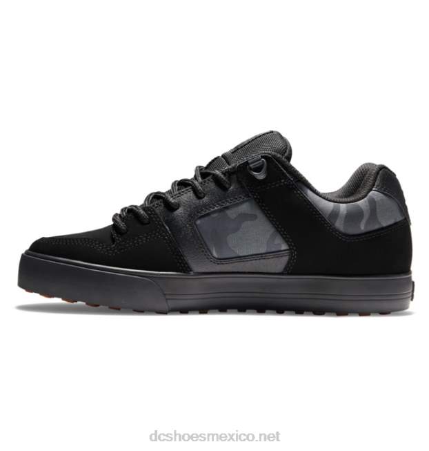 DC Shoes zapatillas de skate para hombre pure winterized VGJFD4293 estampado negro/camuflaje