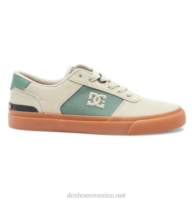 DC Shoes zapatillas skate teknic hombre VGJFD428 bronceado/verde