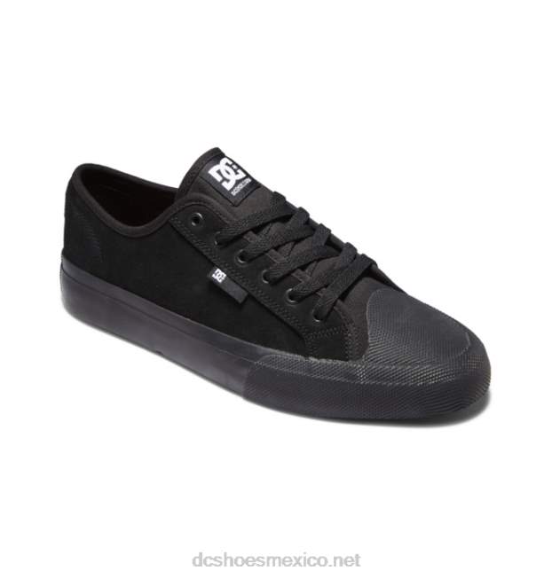 DC Shoes zapatos de skate de ante manual rt s para hombre VGJFD4176 negro