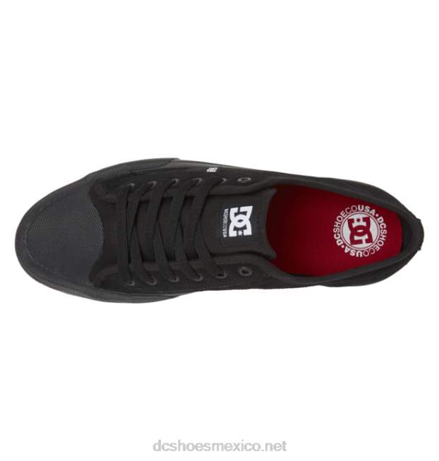 DC Shoes zapatos de skate de ante manual rt s para hombre VGJFD4176 negro