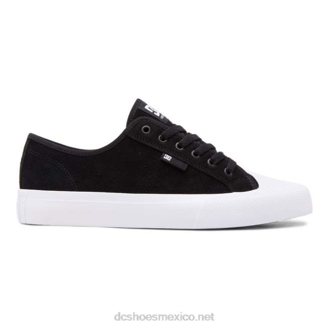 DC Shoes zapatos de skate de ante manual rt s para hombre VGJFD4190 blanco negro