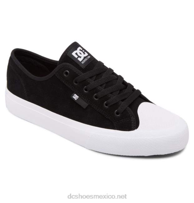 DC Shoes zapatos de skate de ante manual rt s para hombre VGJFD4190 blanco negro