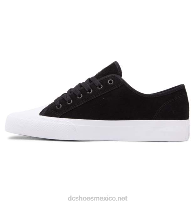 DC Shoes zapatos de skate de ante manual rt s para hombre VGJFD4190 blanco negro